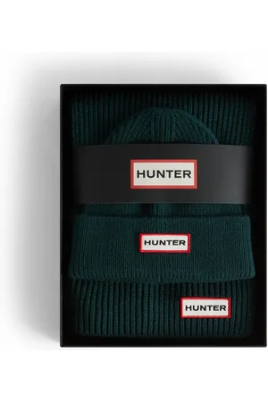 Hunter Womens Jura Scarf and Beanie Box Set - - One Size