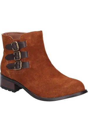 Divaz Womens Lexi Slip On Buckle Boot - Leather - Size UK 3