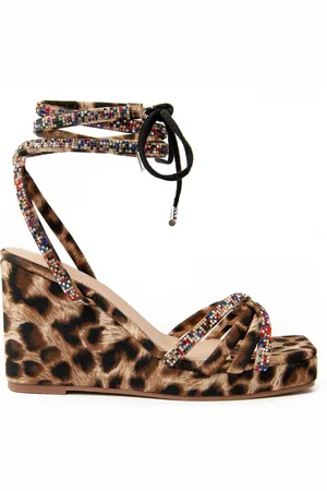 Montevita Womens Högklackad Sandal Lion1 Brun - - Size UK 5