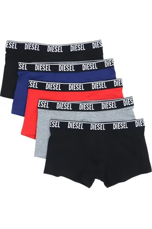 Diesel Mens UMBX-Shawn Boxer Shorts Five Pack - Cotton - Size Medium
