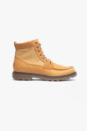sorel CARSON MOC Mens Casual Boots Camel /Umber - Size UK 9