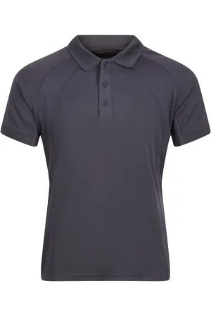 Regatta Professional Mens Coolweave Short Sleeve Polo Shirt (Iron) - - Size X-Large