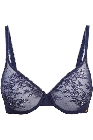 Gossard Womens Glossies Lace Moulded Bra - Eclipse - Elastane - Size 30B