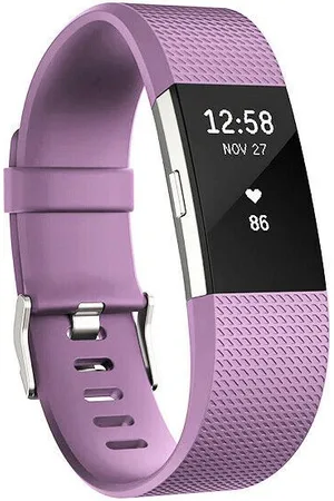 Aquarius Fitbit Charge 2 Classic Replacement Straps Lilac - - One Size