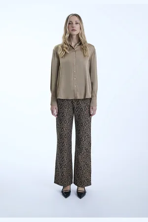 James Lakeland Womens Satin Finish Shirt - Size 16 UK
