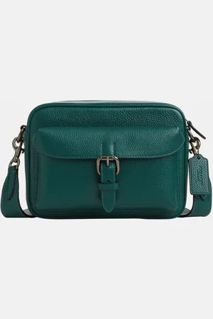 Coach Mens Warner Crossbody in Pebbled Leather - - One Size