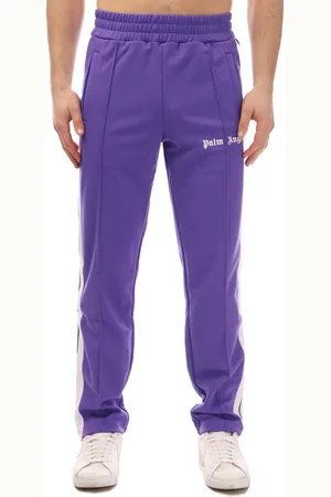 Palm Angels Mens Classic Track Pants in white - Size Medium