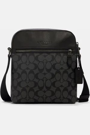 Coach Mens Houston Flight Bag in Signature - - One Size