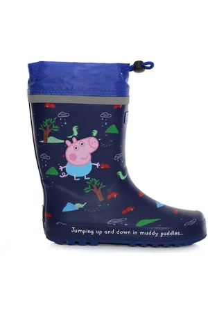 Regatta Kids Unisex Juniors Peppa Splash Wellington Boots in Rubber - Size UK 11 Kids