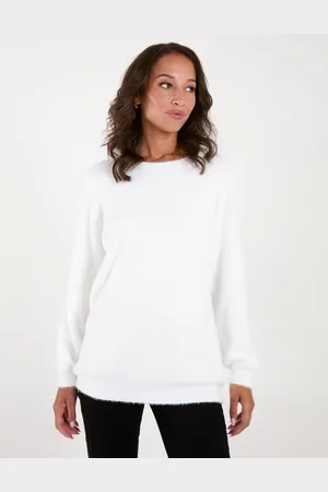 Blue Vanilla Womens Round Neck Jumper - - One Size