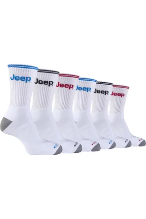 Jeep 6 Pair Multipack Mens Sport Socks