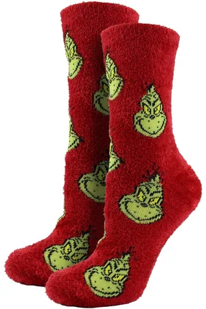 Universal Womens Ladies Novelty Grinch Socks