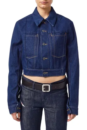 Diesel DE-LUCYSHORT-SP Womens Denim Jacket - - Size Small