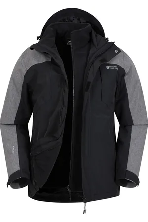 Mountain Warehouse Mens District Extreme 3 in 1 Waterproof Jacket - Size 3XL