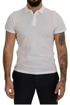 FRADI Mens Cotton Collared Short Sleeves Polo T-shirt material_cotton - Size IT 46 (Mens)