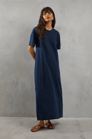 warehouse Womens Plain Trapeze Midi Dress - - Size 8 UK
