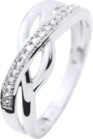 Diadema Womens - Ring - Prestige Jewelery - Diamonds - Gold - Size S
