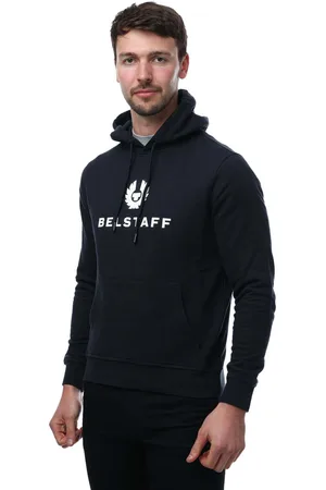 Belstaff Mens Signature Hoodie in Cotton - Size Small