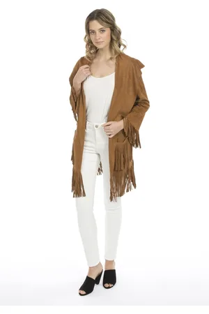 Jayley Womens Suede Jacket - - One Size