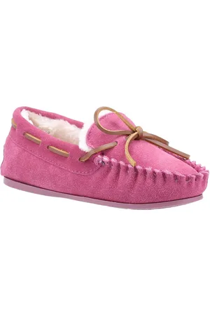 Hush Puppies Childrens Unisex Childrens/Kids Addison Suede Slippers - Size UK 13 Kids