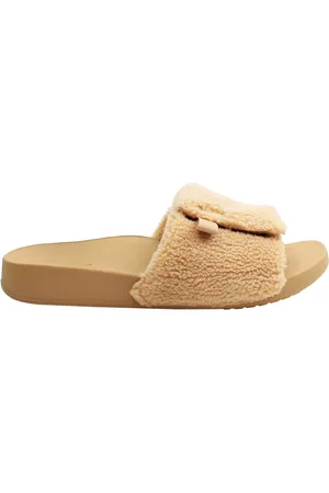 Vionic Keira Shearling Womens Sliders - Size UK 6.5