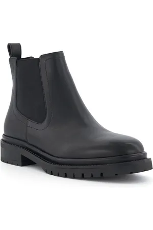 Dune Womens Ladies PERCEIVE Cleated Casual Chelsea Boots - material_Patent_Leather - Size UK 7