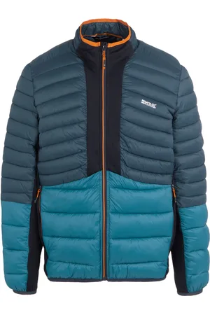 Regatta Womens Mens Leedre Colour Block Hybrid Jacket (Moonlight Denim/Moroccan Blue) - - Size Medium