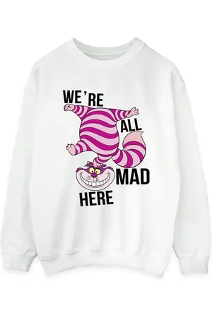 Disney Womens/Ladies Alice In Wonderland All Mad Here Sweatshirt - Size 2XL