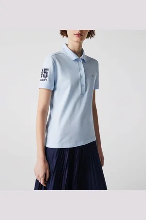 Lacoste Womens x Club Med Cotton Polo Shirt in - Size 14 UK