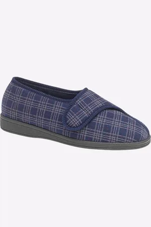 Sleepers Julian II MEMORY FOAM Slippers Wide Fit Mens - - Size UK 9