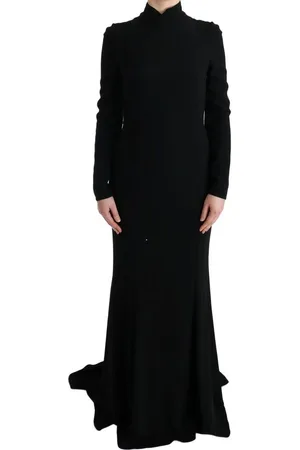 Dolce & Gabbana WoMens Stretch Long Gown Sheath Dress material_viscose - Size IT 44 (Womens)
