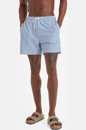 Tog 24 Micah Mens Shorts Pastel Blue Stripe - - Size X-Large
