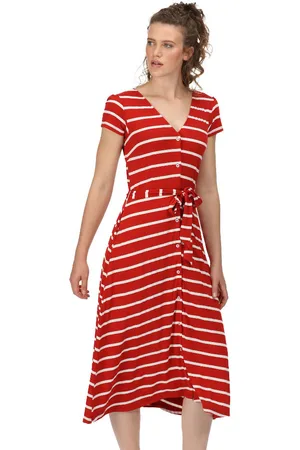 Regatta Womens Maisyn Tie Belt Mid Length Sun Dress - - Size 18 UK