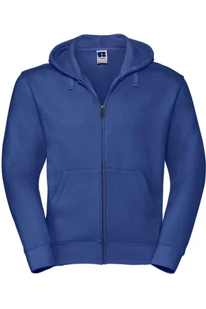 Russell Athletic Mens Authentic Hooded Sweatshirt (Bright Royal Blue) - - Size 2XL
