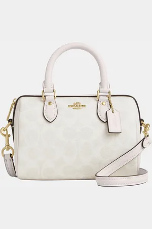 Coach Womens Mini Rowan Crossbody in Signature Canvas Bag - - One Size