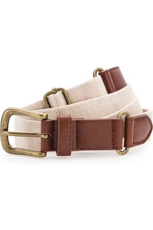 Asquith Mens Faux Leather And Canvas Belt - One Size