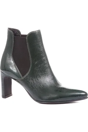 JONES BOOTMAKER Womens Calliope Heeled Ankle Boots - Leather - Size UK 3