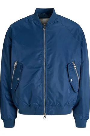 JACK & JONES Mens Bomber Jacket Ribbed Cuff Heavy Duty - - Size Small