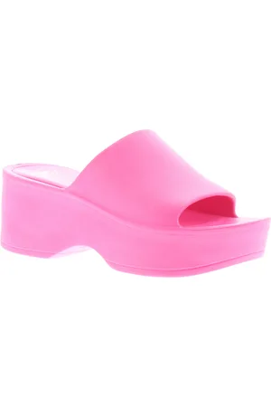 Rocket Dog Womens Sandals Heeled Wedge Petal Slip On fuschia - - Size UK 6