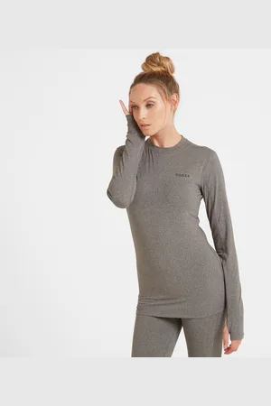 Tog 24 Snowdon Womens Thermal Crewneck Marl - Size 10 UK