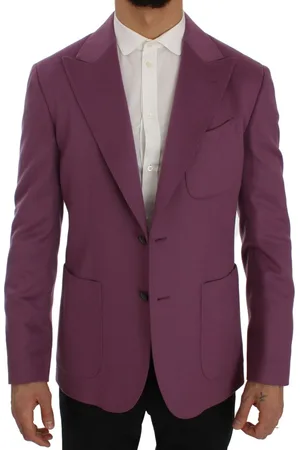 Dolce & Gabbana Mens Luxury Cashmere Blazer Jacket - - Size IT 44 (Men