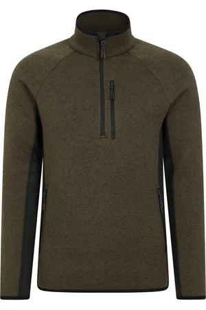 Mountain Warehouse Mens Treston Fleece Top ( Green) - Size Small