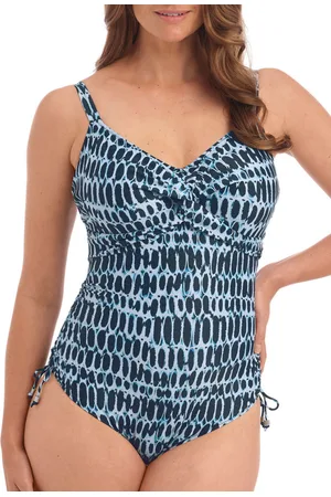 Fantasie Womens Kotu Twist Front Adjustable Leg Swimsuit - Nylon - Size 32D