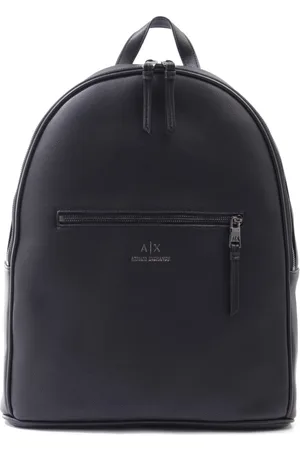 Armani Exchange Matte Faux Leather Mens Backpack - - One Size