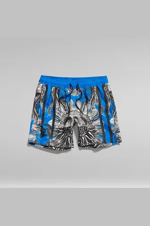 G-Star Mens G-Star RAW Dirik Jellyfish Allover Swim Shorts - - Size Small