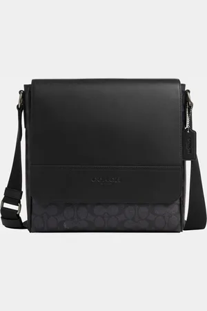 Coach Mens Houston Map Bag in Signature - - One Size