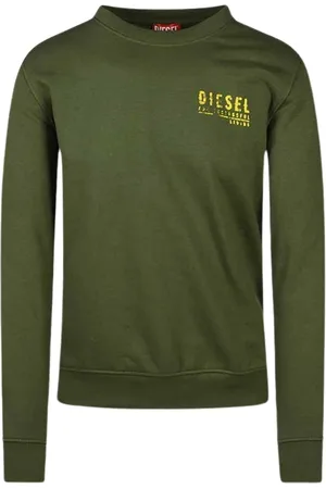 Diesel Mens Destroyed Branded Design Sweatshirt Cotton - Size 3XL
