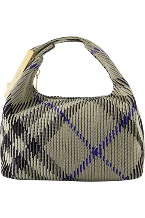 Burberry Womens Mini Peg Purse - - Nylon - Neutral - - One Size