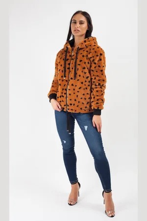 Urban Bliss Womens Animal Fur Hoody - Size 14 UK