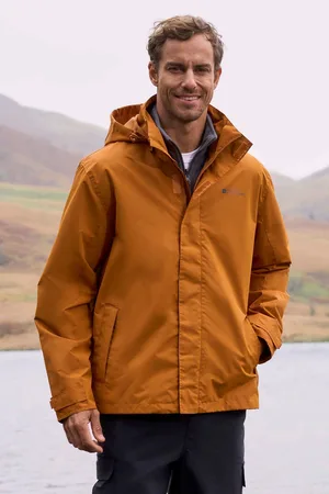 Mountain Warehouse Mens Fell II 3 in 1 Jacket (Burnt ) - Size Large